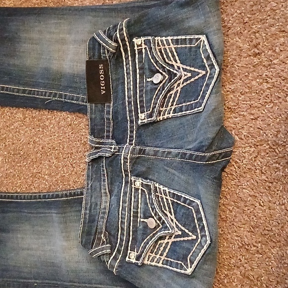 Vigoss the new York bootcut blue jeans size 5/6 - Picture 9 of 16